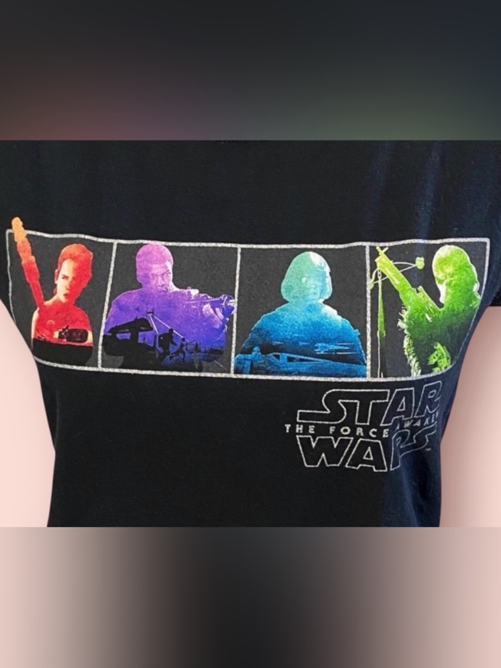 3/$10 Disney T-Shirt M Star Wars Black